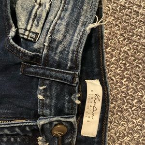 Kancan frayed hem jeans